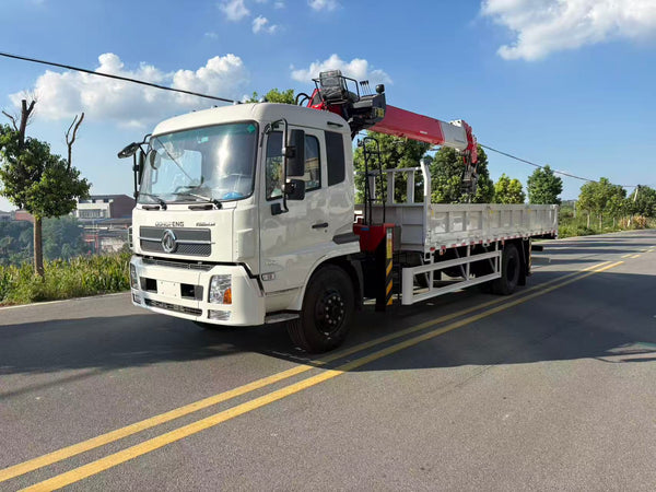 6 Dongfeng Truck-Mounted Cranes Ready to Ship — 10T & 12T Configurations Available Now