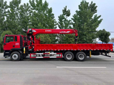 HOWO TX Changxing 12-ton 6-section Boom Truck mounted Crane