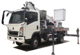 Howo 12-18 Meters 4 x2 Telescopic Boom High-Altitude Working Platform Truck For Sale