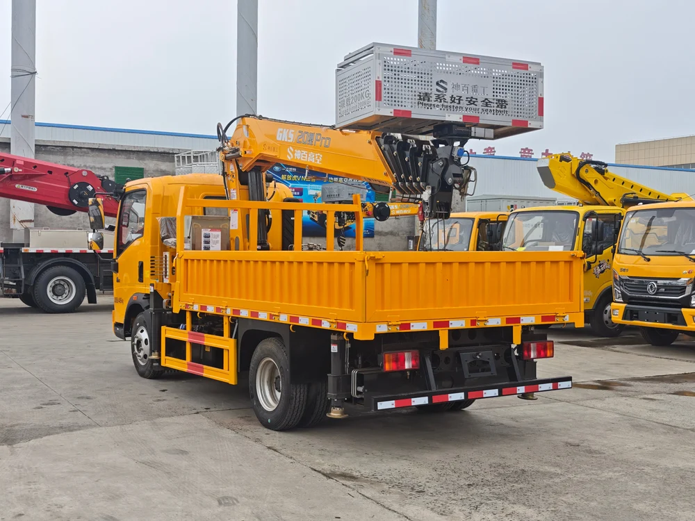 Sinotruk Howo 20-meter three-in-one multi-functional aerial work platform truck