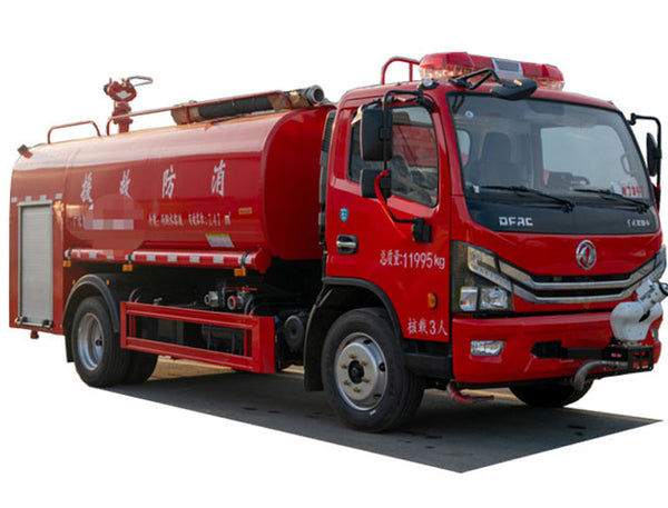Dongfeng  4X2  8000L  Water Tank Fire Truck For Sale