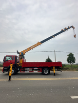 Howo 4×2 Shimei 8-ton 6-section Boom Truck Mounted Crane