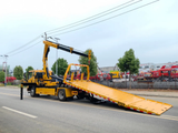 Three-ring folding arm Wrecker truck