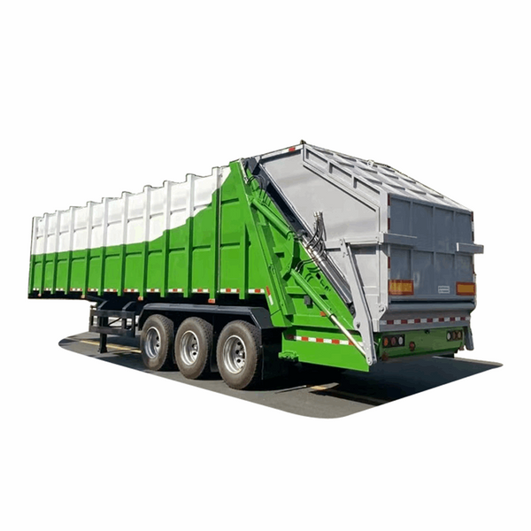 45CBM trailer Compressed Garbage Truck For Sale