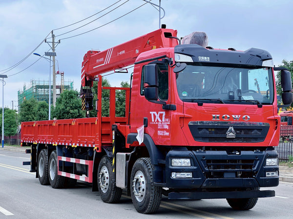 HOWO 8×4 16T Palfinger Telescopic Boom Crane For Sale