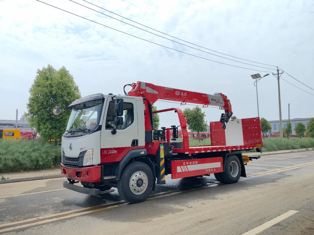 Liuzhou Chenglong Wrecker Truck with Crane
