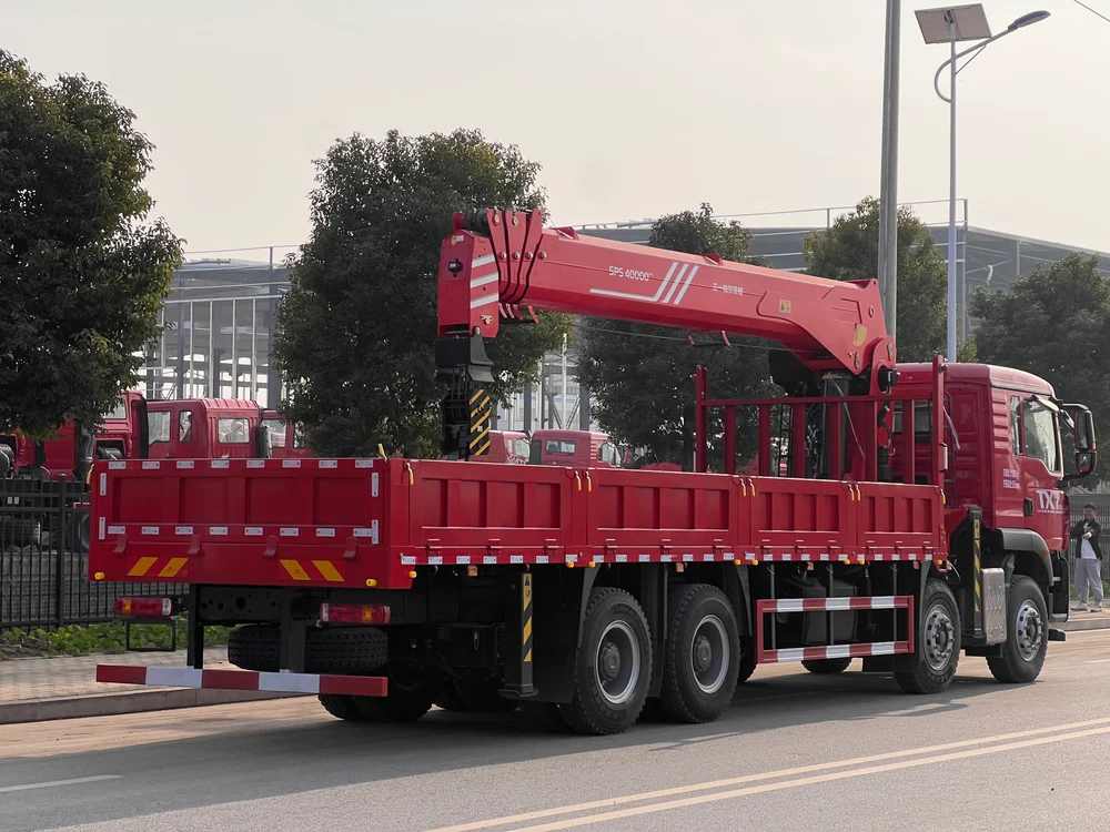 HOWO Sany 16-ton 5-section Boom Truck mounted Crane