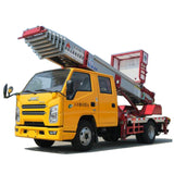 JiangLing 32 Meters 4 x2  Aerial Ladder Moving Operation Truck For Sale