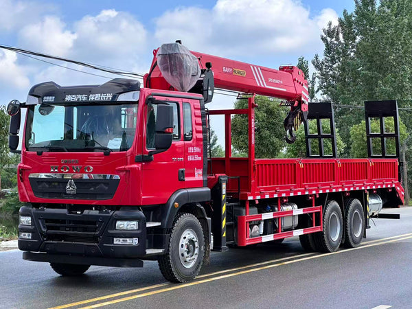 HOWO 6×4 Palfinger14T Telescopic Boom Crane For Sale