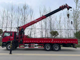 HOWO 14T 6section Telescopic Boom Crane For Sale