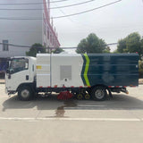 Isuzu 4x2 Road Wash Sweep Sweeper 5 Cubic Dumpster 5 Cubic Tank For Sale