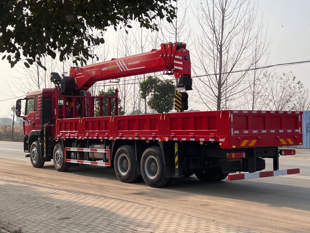 HOWO Sany 16-ton 5-section Boom Truck mounted Crane