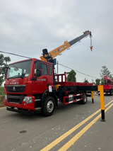 Howo 4×2 Shimei 8-ton 6-section Boom Truck Mounted Crane