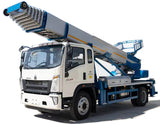 Howo 45 Meters 4 x2 Aerial Ladder Moving Operation Truck For Sale