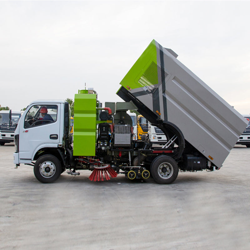  Dongfeng 4x2 Dust Cleaner Road Sweeper Sale Diesel Power Street Sweeper For Sale