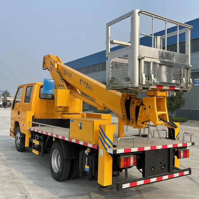 16 meters Jiangling 4×2 16m Telescopic Boom Aerial Work Vehicle