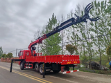Dongfeng Jincheng × Changxing 8-ton Folding Boom Truck with Log Grapple