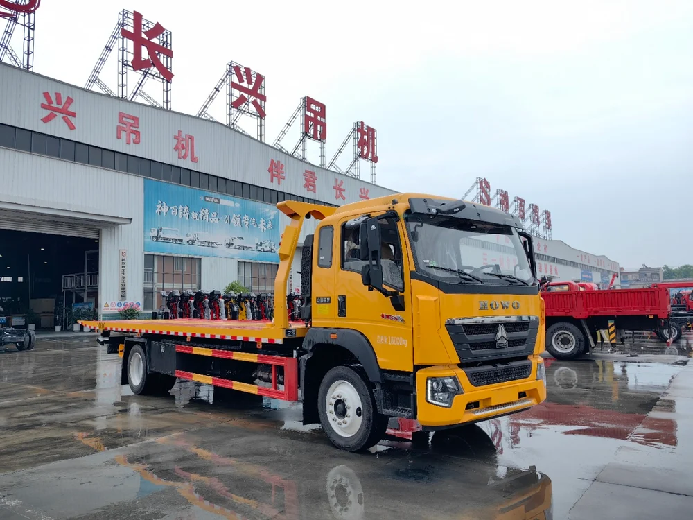 Sinotruk Howo G5X Yellow Plate Large One-Drag-Two Wrecker