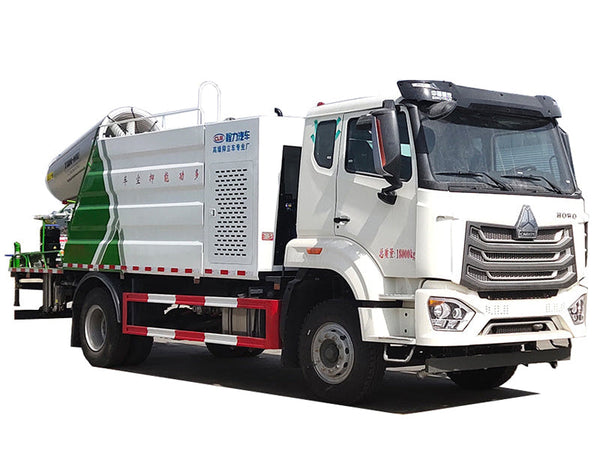 HOWO 4x2 14000L Truck Mounted Mist Cannon Truck For Sale