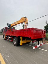 Howo 4×2 Shimei 8-ton 6-section Boom Truck Mounted Crane