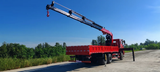 Shacman Changxing 12 Ton Folding Arm Crane Truck