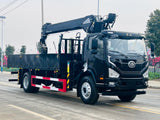 Custom FAW LHD4x2 Crane Truck | 8-10 Ton SANY/Changxing Boom | Mountain Edition 220HP For Sale