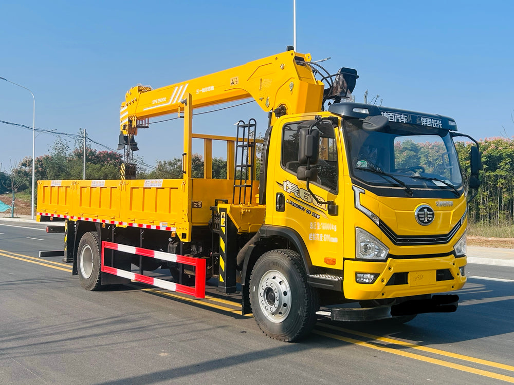 Custom FAW LHD4x2 Crane Truck | 8-10 Ton SANY/Changxing Boom | Mountain Edition 220HP For Sale