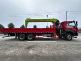 HOWO 6×4 ZOOMLION14T Telescopic Boom Crane For Sale