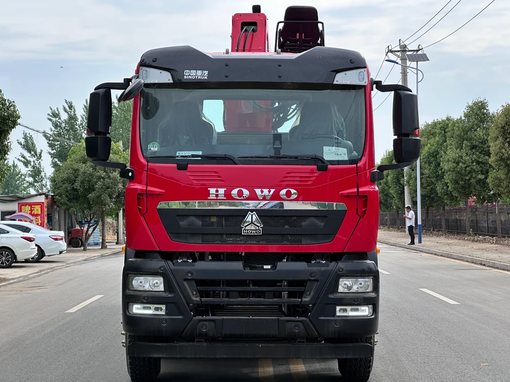 HOWO 8×4 SANY 14-ton 5-section Boom Truck Mounted Crane