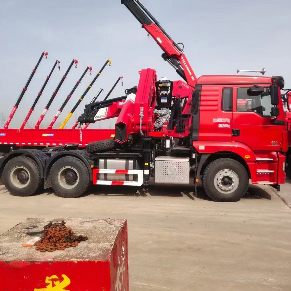 SHACMAN 6×4 Knuckle Boom Crane For Sale