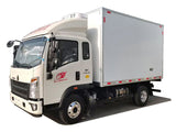 HOWO 4X2 Refrigerator Truck van length 4m For Sale