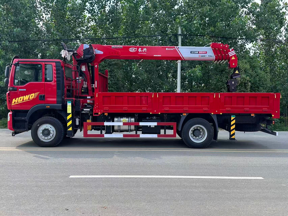 New HOWO TX Single-Bridge Crane Truck | Weichai 270HP | Changxing 8T 5-Section Boom
