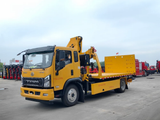Sanhuan Wrecker Truck With Folding Crane Arm