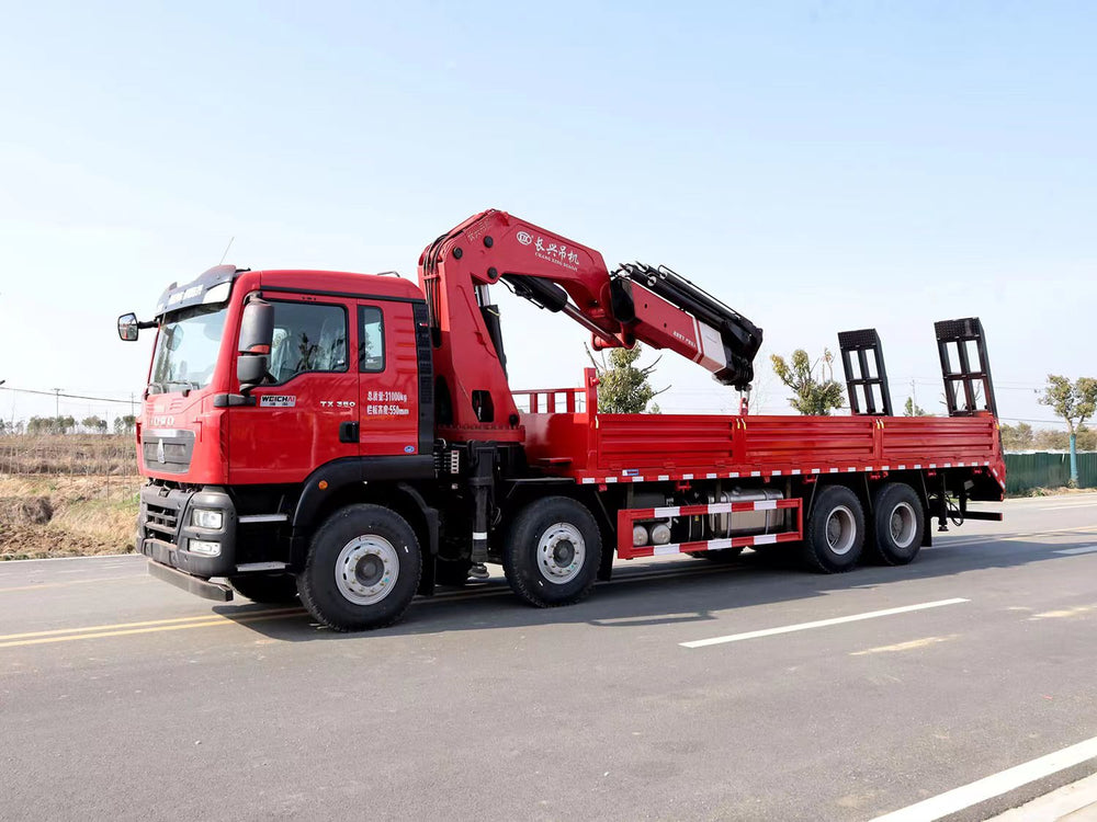 HOWO 8×4 25T Knuckle Boom Crane For Sale