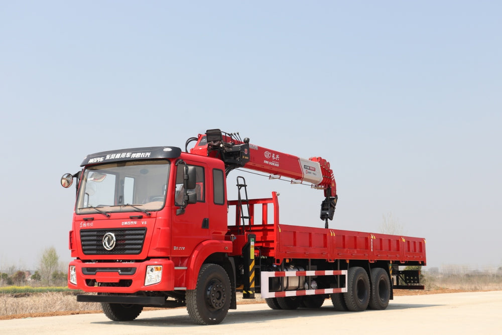 Dongfeng 6X4 12-Ton 5-Section Sync-Extension Crane Truck