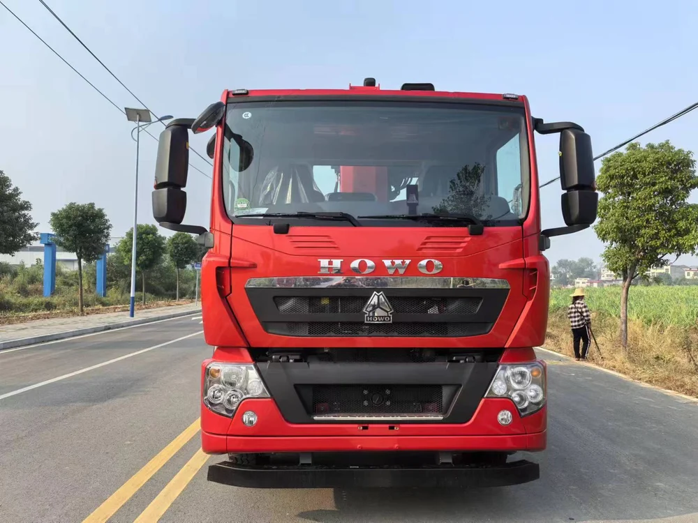 HOWO Sany 10-ton 5-section Boom Truck mounted Crane