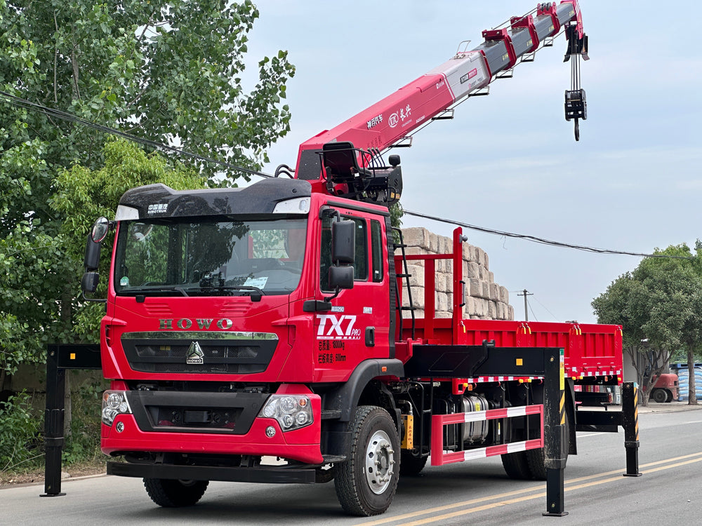 HOWO TX7 8T Telescopic Boom Crane For Sale