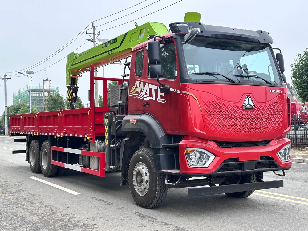 SINOTRUK HOWO MATE | Weichai 320HP | 6×4 | 9-speed | Zoomlion 14T 5-section Crane