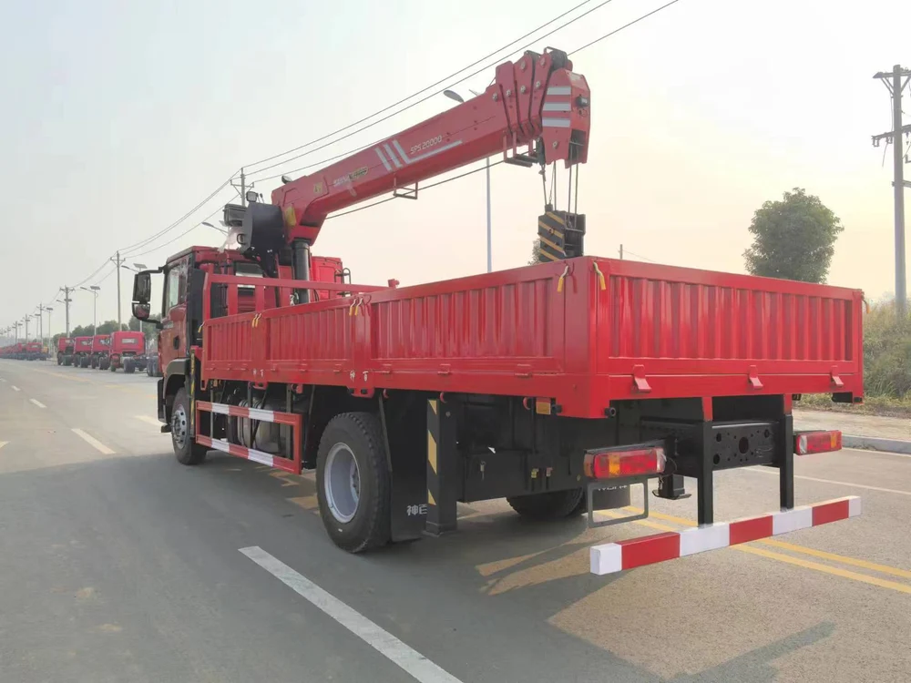 HOWO Sany 10-ton 5-section Boom Truck mounted Crane