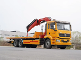 SHACMAN Changxing 12-ton Folding Boom Wrecker Truck with Crane