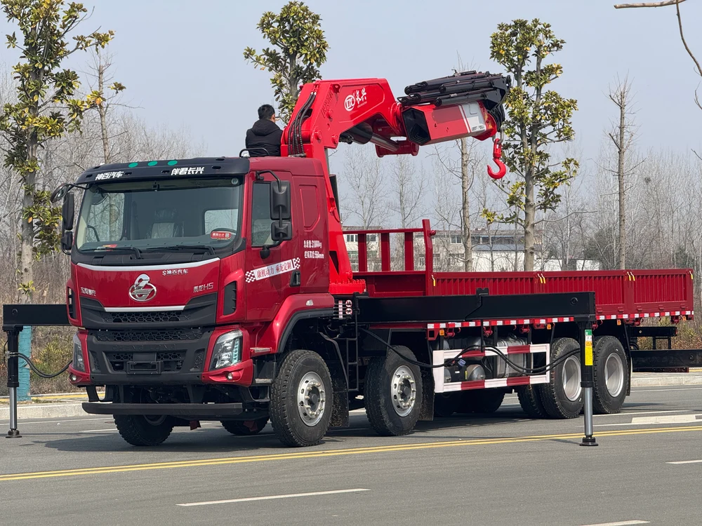 Dongfeng Liuzhou Motor 25 Ton Folding Boom Truck Crane (Changxing Crane)
