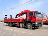 HOWO 8×4 25T Knuckle Boom Crane For Sale