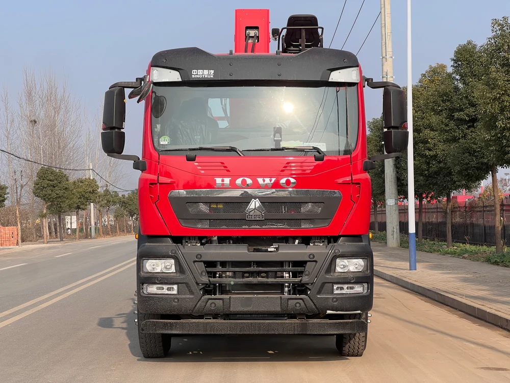HOWO Sany 16-ton 5-section Boom Truck mounted Crane