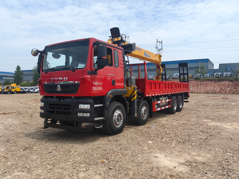 HOWO XCMG 14Ton 5-Section Boom Truck Mounted Crane