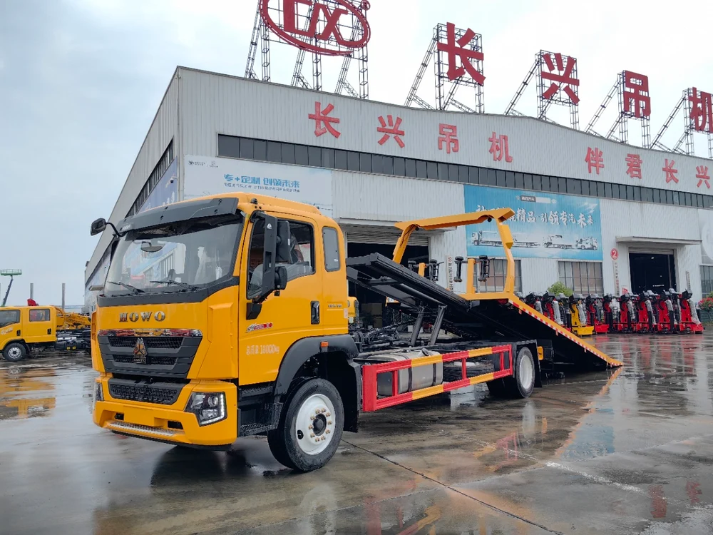 Sinotruk Howo G5X Yellow Plate Large One-Drag-Two Wrecker