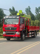 HOWO Single Axle 240HP + Zoomlion 10Ton 5-Section Boom Crane