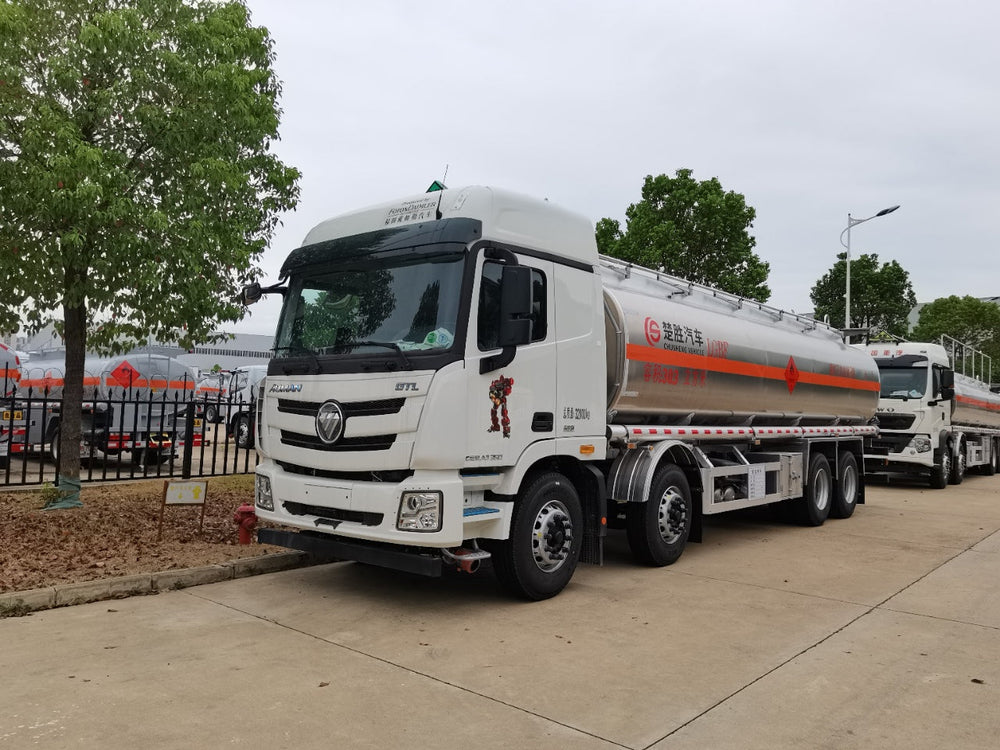 FOTON 8×4 30m³ Aluminum Alloy Fuel Tank Truck For Sale