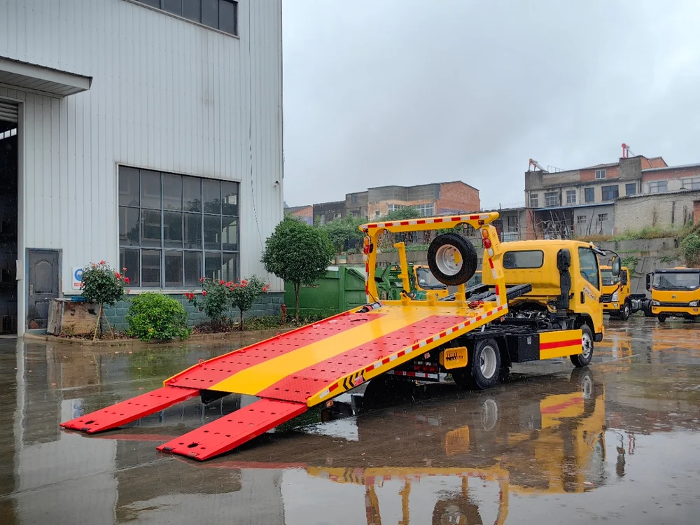 Jiefang Hu V Blue Plate Telescopic Flatbed Wrecker