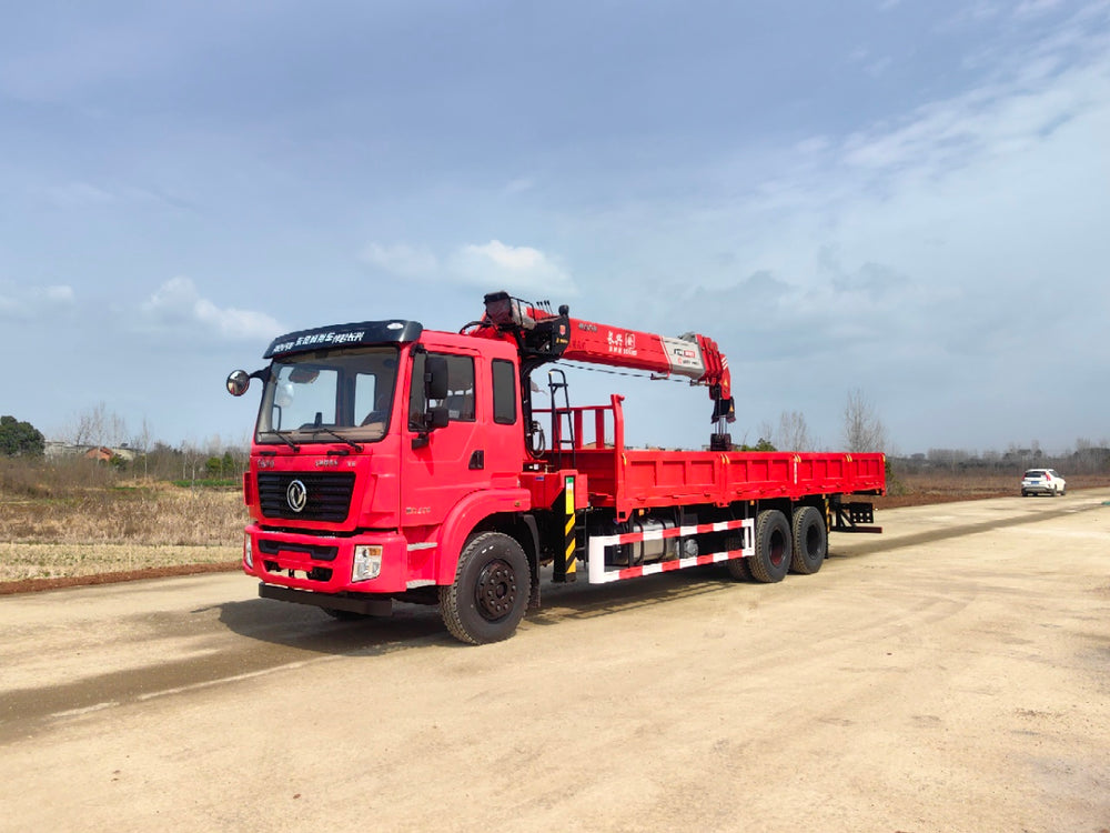 Dongfeng 6X4 with Changxing 12-Ton 4-Section Boom Crane Truck For Sale