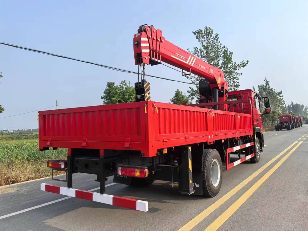 HOWO Sany 10-ton 5-section Boom Truck mounted Crane